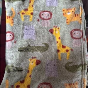 Animal Print Baby Blanket